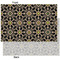 Argyle & Moroccan Mosaic Tissue Paper - Heavyweight - XL - Front & Back