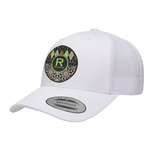 Argyle & Moroccan Mosaic Trucker Hat - White (Personalized)