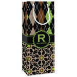 Argyle & Moroccan Mosaic Wine Gift Bags (Personalized)