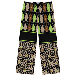 Argyle & Moroccan Mosaic Womens Pajama Pants - XL