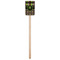 Argyle & Moroccan Mosaic Wooden 6.25" Stir Stick - Rectangular - Single Stick