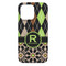 Argyle & Moroccan Mosaic iPhone 13 Pro Max Case - Back