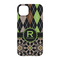 Argyle & Moroccan Mosaic iPhone 14 Case - Back