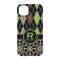 Argyle & Moroccan Mosaic iPhone 14 Pro Case - Back