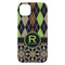 Argyle & Moroccan Mosaic iPhone 14 Pro Max Case - Back