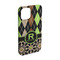 Argyle & Moroccan Mosaic iPhone 15 Pro Case - Angle