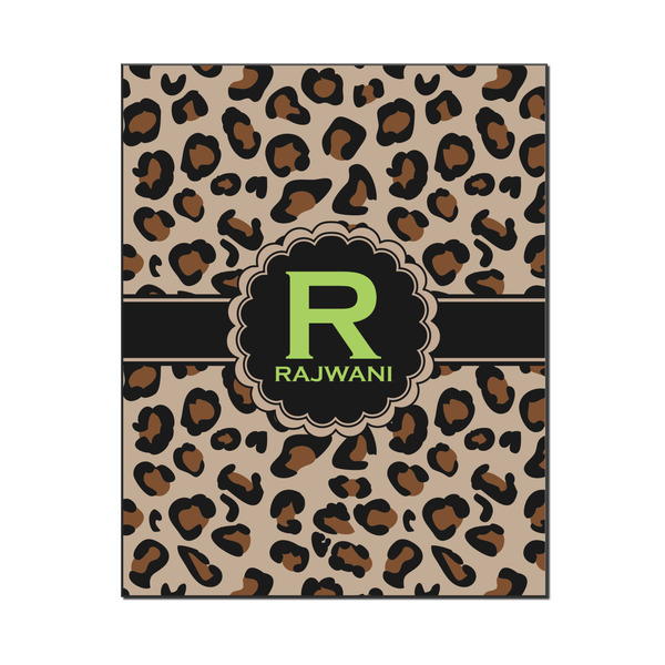 Custom Granite Leopard Wood Print - 16x20 (Personalized)