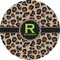 Granite Leopard 3" Multipurpose Round Labels - Single Sticker