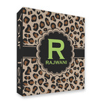 Granite Leopard 3 Ring Binder - Full Wrap - 2" (Personalized)