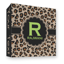 Granite Leopard 3 Ring Binder - Full Wrap - 3" (Personalized)