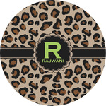 Granite Leopard Multipurpose Round Labels - 4" (Personalized)