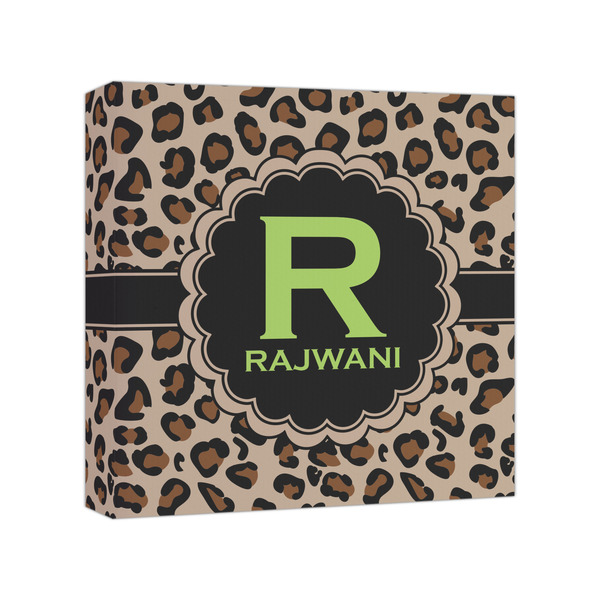 Custom Granite Leopard Canvas Print - 8x8 (Personalized)