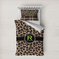 Granite Leopard Duvet Cover Set - Twin XL (Personalized)