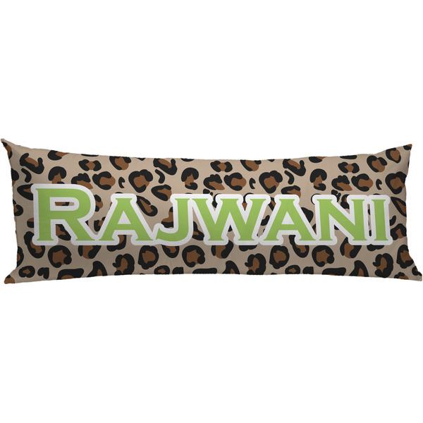 Custom Granite Leopard Body Pillow Case (Personalized)