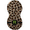 Granite Leopard Burp Peanut Shaped Flat