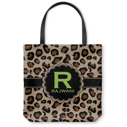 Granite Leopard Canvas Tote Bag - Medium - 16"x16" (Personalized)