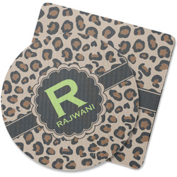 Granite Leopard Rubber Backed Coaster (Personalized)
