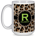 Granite Leopard 15 Oz Coffee Mug - White (Personalized)