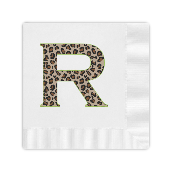 Custom Granite Leopard Coined Cocktail Napkins (Personalized)