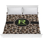 Granite Leopard Comforter - King (Personalized)