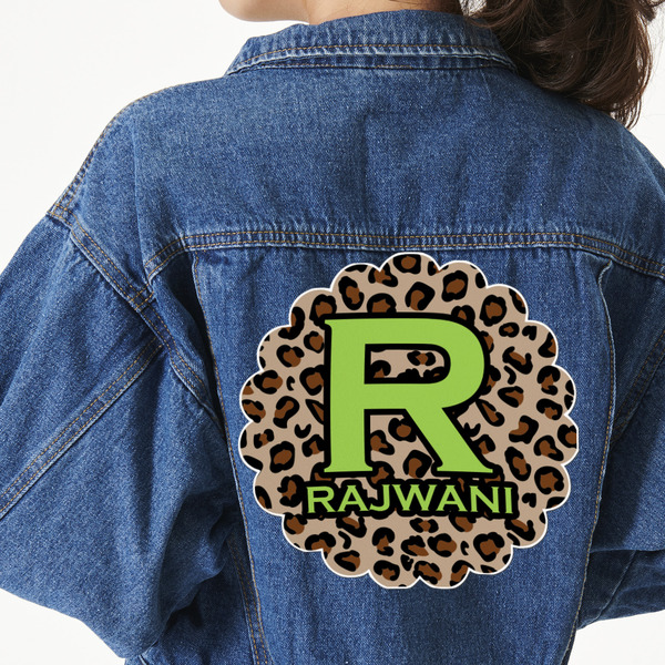 Custom Granite Leopard Twill Iron On Patch - Custom Shape - 3XL (Personalized)