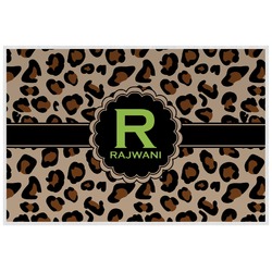 Granite Leopard Laminated Placemat w/ Name and Initial