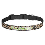 Granite Leopard Dog Collar (Personalized)