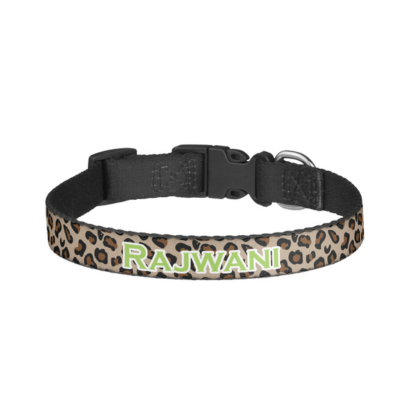 Custom Granite Leopard Dog Collar - Small (Personalized)