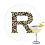 Granite Leopard Printed Drink Topper - 3.25" (Personalized)