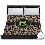 Granite Leopard Duvet Cover - King (Personalized)