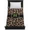 Granite Leopard Duvet Cover - Twin - On Bed - No Prop