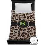 Granite Leopard Duvet Cover - Twin (Personalized)