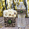 Granite Leopard French Fry Favor Box - w/ Water Bottle