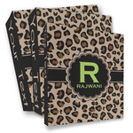 Granite Leopard 3 Ring Binder - Full Wrap (Personalized)