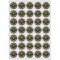Granite Leopard Icing Circle - XSmall - Set of 35