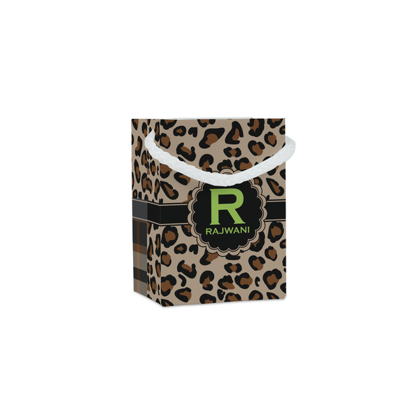 Custom Granite Leopard Jewelry Gift Bags - Matte (Personalized)