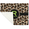 Granite Leopard Linen Placemat - Folded Corner (single side)