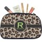 Granite Leopard Makeup / Cosmetic Bag - Medium (Personalized)