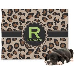 Granite Leopard Dog Blanket - Regular (Personalized)