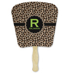 Granite Leopard Paper Fan (Personalized)