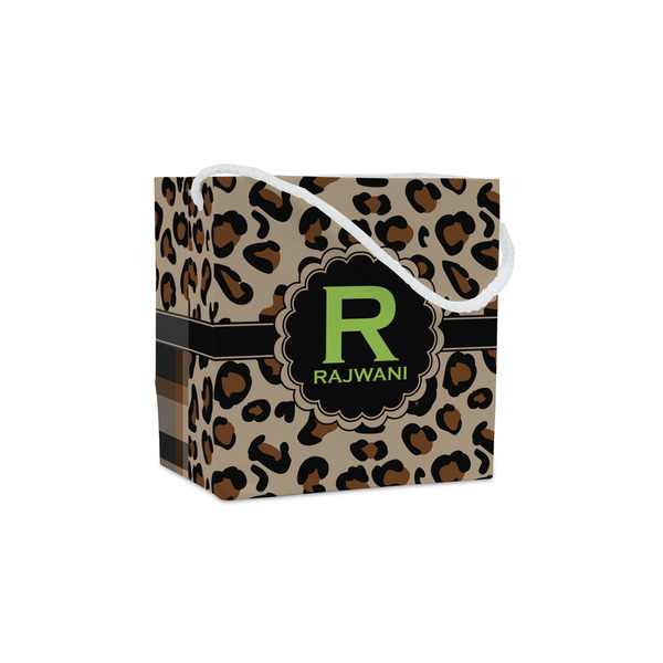 Custom Granite Leopard Party Favor Gift Bags (Personalized)