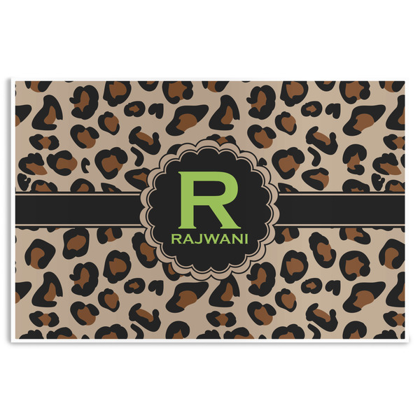 Custom Granite Leopard Disposable Paper Placemats (Personalized)