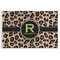 Granite Leopard Disposable Paper Placemat - Front View