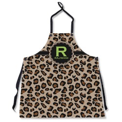 Granite Leopard Apron Without Pockets w/ Name and Initial