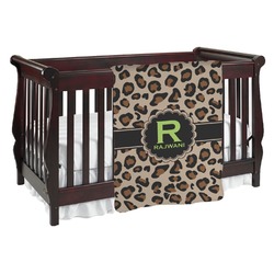 Granite Leopard Baby Blanket (Double Sided) (Personalized)