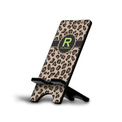 Granite Leopard Cell Phone Stand (Large) (Personalized)