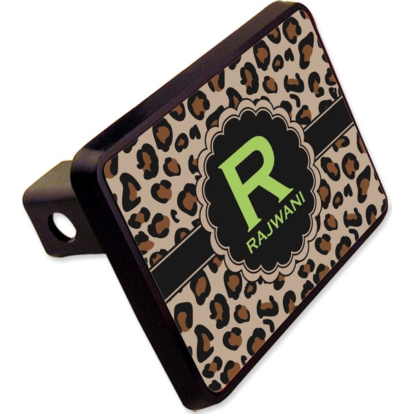 Custom Granite Leopard Rectangular Trailer Hitch Cover - 2" (Personalized)