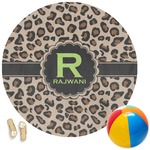 Granite Leopard Round Beach Towel (Personalized)