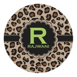 Granite Leopard Round Decal - Small (Personalized)