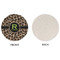 Granite Leopard Round Linen Placemats - APPROVAL (single sided)